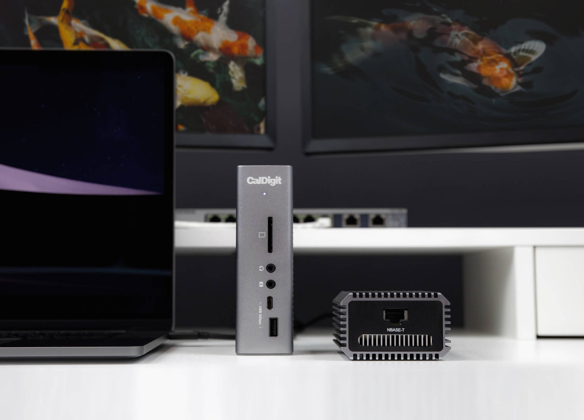 Connect 10g with a laptop and a docking station