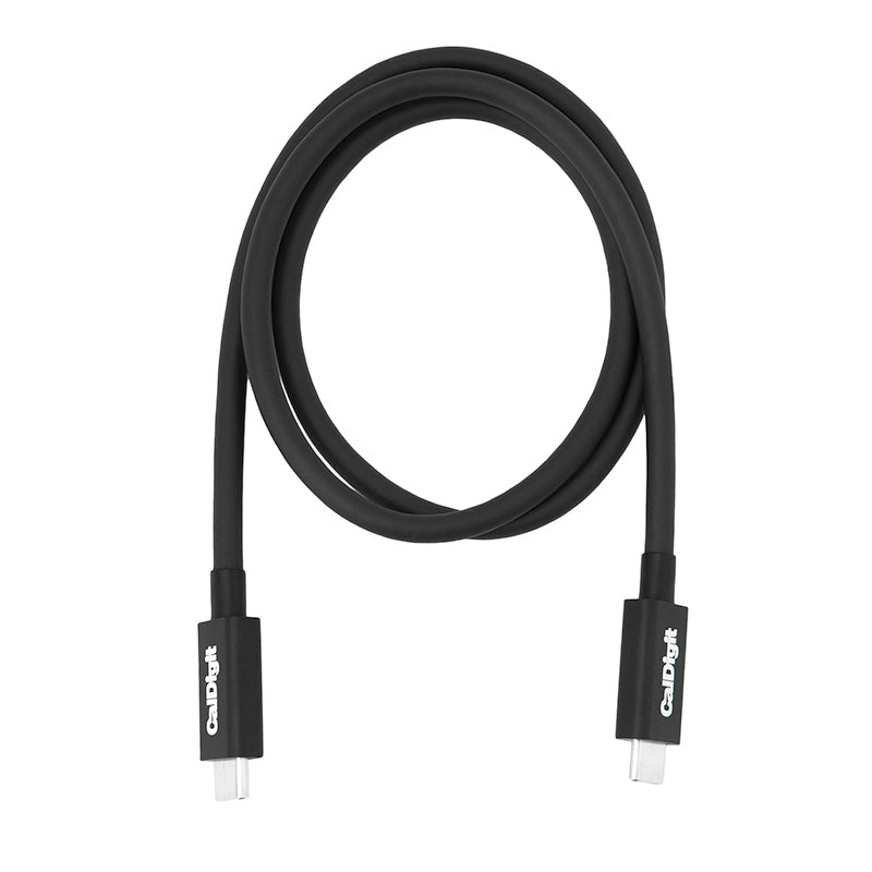Thunderbolt 3 Cable (0.7m) Passive 40Gb/s, 100W, 20V/5A CalDigit US Shop